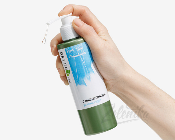 Очищающий гель для умывания с ниацинамидом Green Era для всех типов кожи, 200 мл