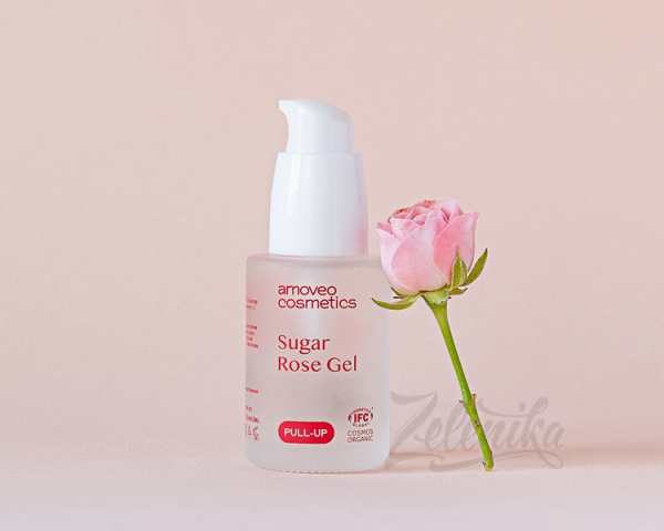 Гель-сыворотка Amoveo Cosmetics "SUGAR ROSE GEL", увлажняющая, 30 мл