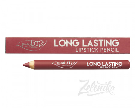 Помада-карандаш для губ PuroBio Long Lasting, тон 013L (малина), 3 г