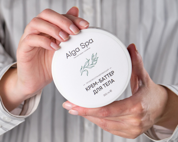 Липидовосстанавливающий крем-баттер Alga Spa для тела, 300 мл