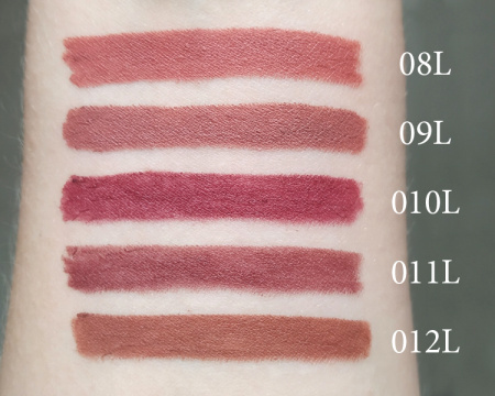 Натуральный карандаш для губ PuroBio Long Lasting, тон 010L (винный), 1,1 г