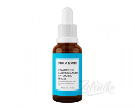 Сыворотка для лица "Hyaluronic Acid + Collagen AntiAging Serum" Maru.derm, 30 мл