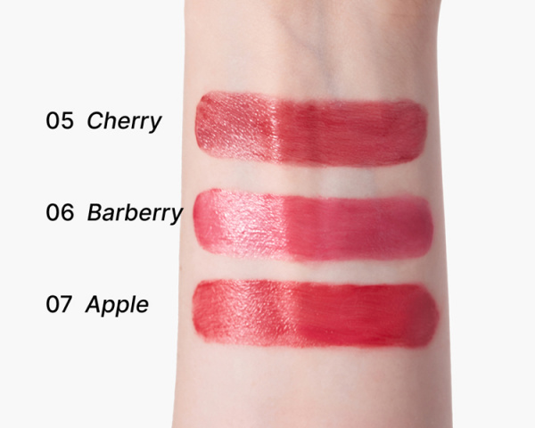 Натуральный оттеночный бальзам для губ KM Cosmetics, тон 07 "Apple", 3,1 г