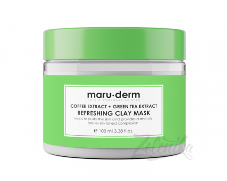 Маска "Coffee Extract + Green Tea Extract Refreshing Clay Mask" Maru.derm, 100 мл