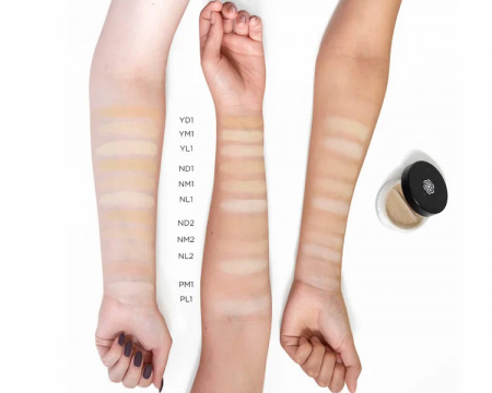 Минеральная тональная основа KM Cosmetics, оттенок NM1 (бежевый), 8 г